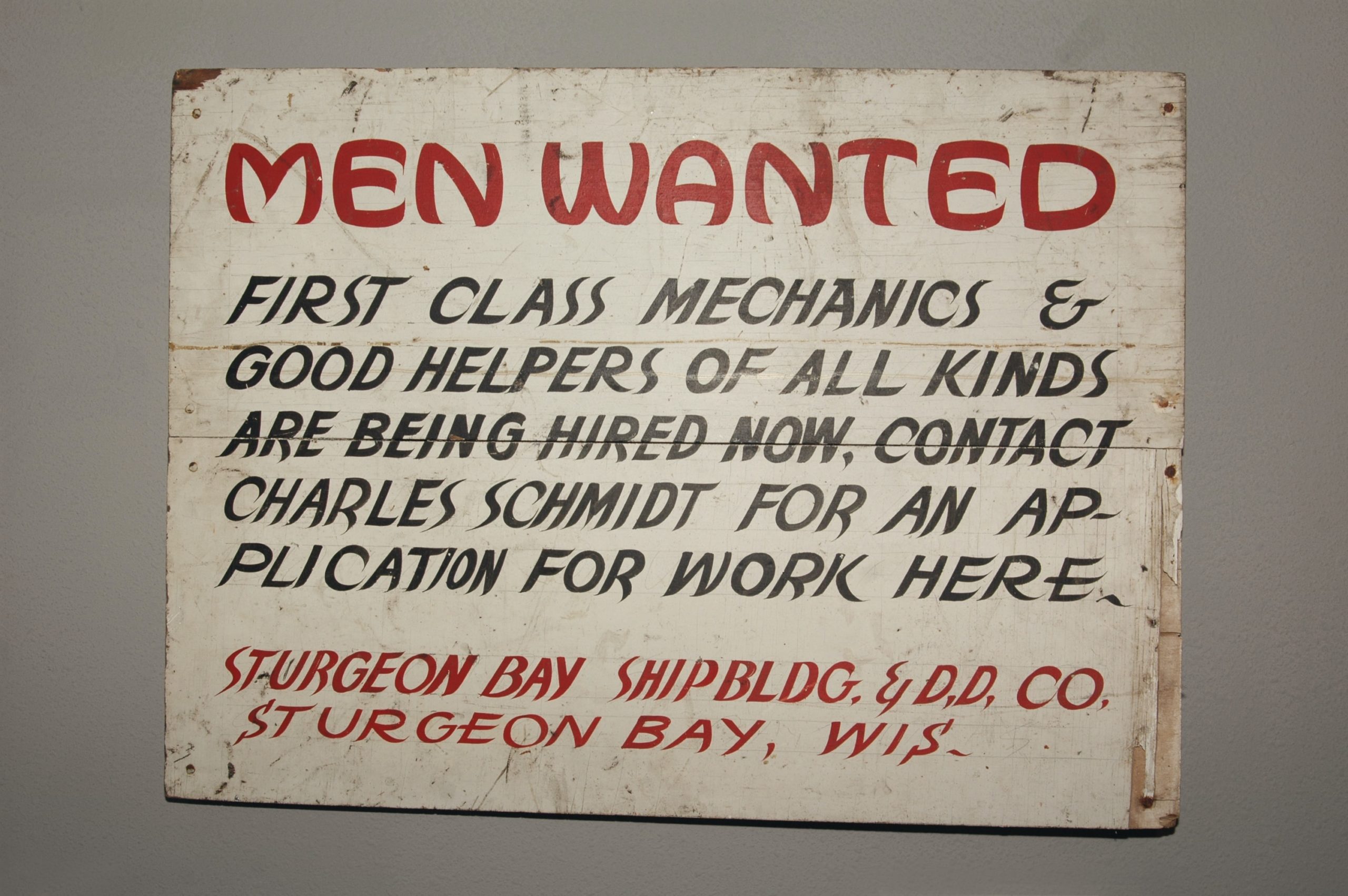 Wanted: White Men…